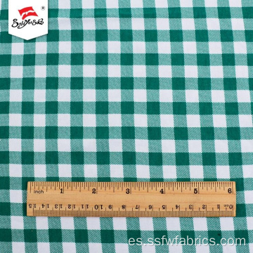 Compras en línea Popular Custom Plaid Spandex Rayon Fabric